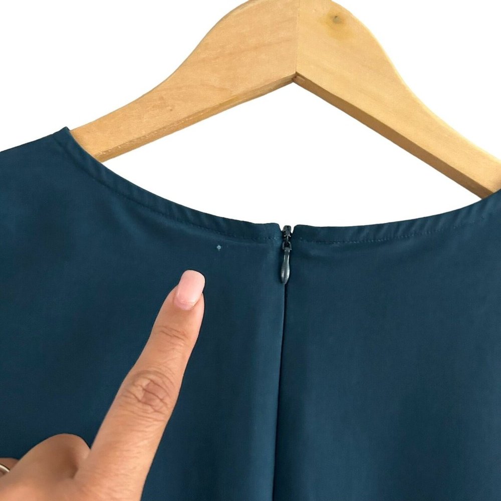 Albion Teal Mini Dress - Picture 16 of 16